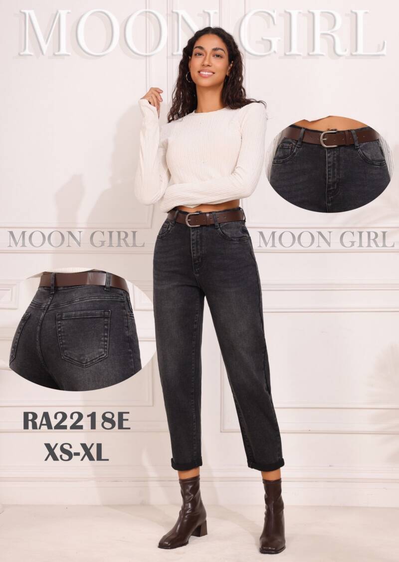 Spodnie damskie jeansy Roz XS-XL, 1 Kolor Paczka 10 szt